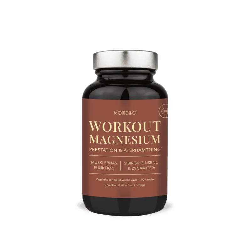 Workout Magnesium 90 kaps, Nordbo