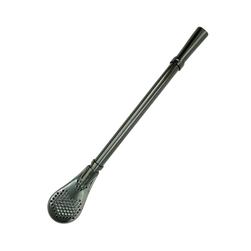Yerba Mate Bombilla Spoon Musta