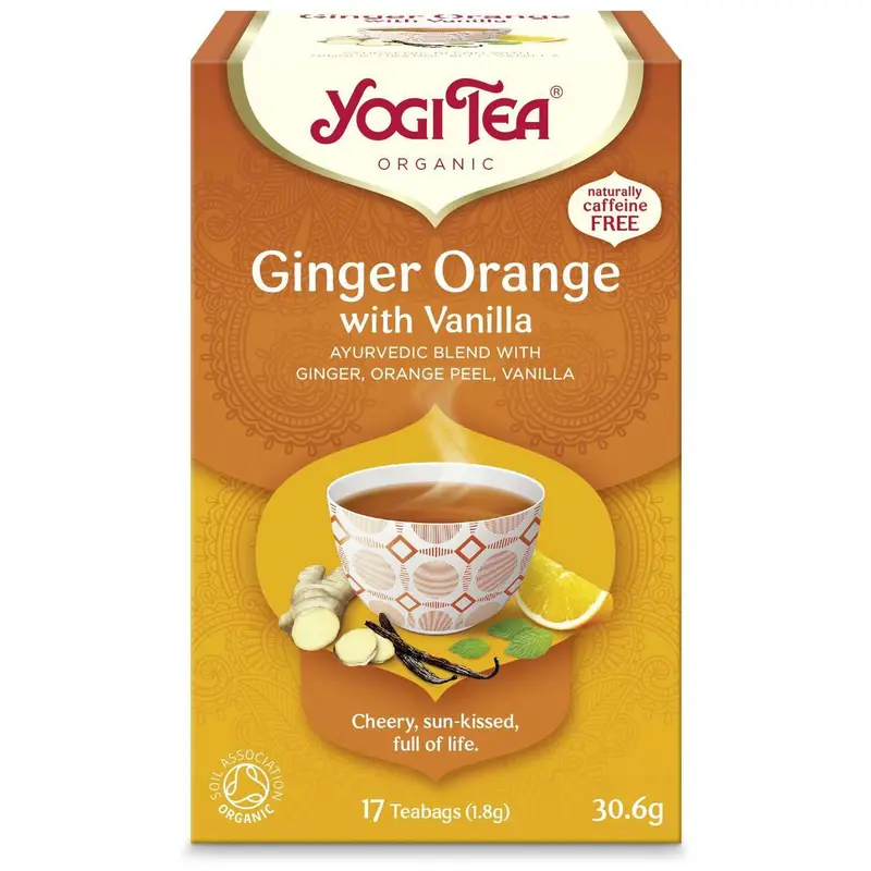 YogiTea Luomu Inkivääri-Appelsiinitee