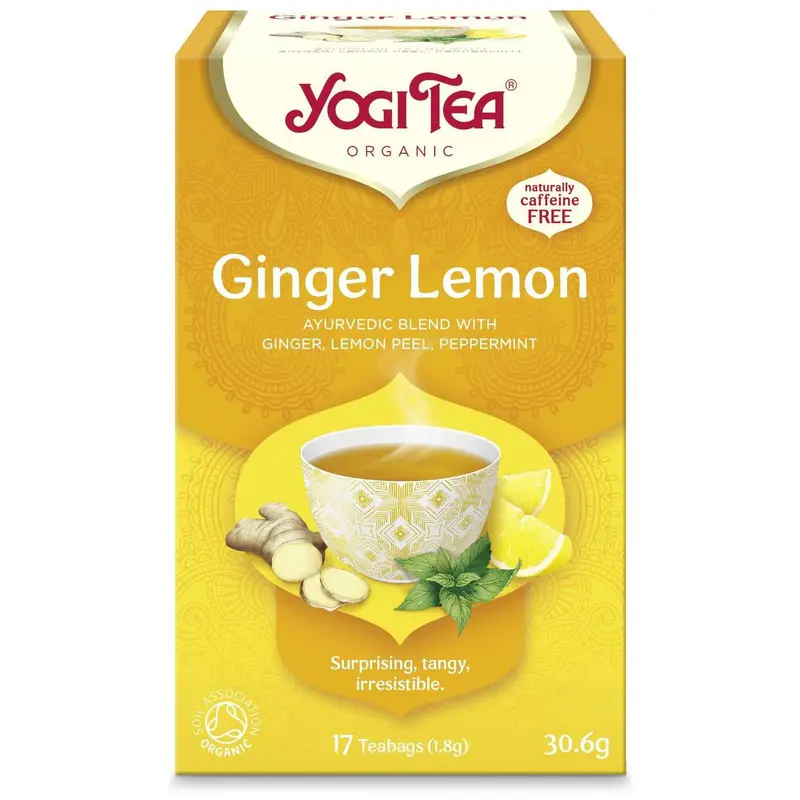 YogiTea Luomu Inkivääri-Sitruunatee