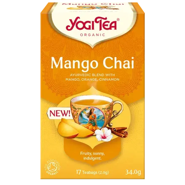 YogiTea Luomu Mango Chai Tee