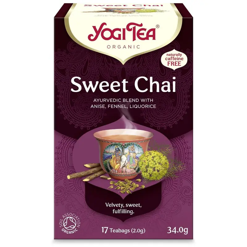 YogiTea Luomu Sweet Chai tee