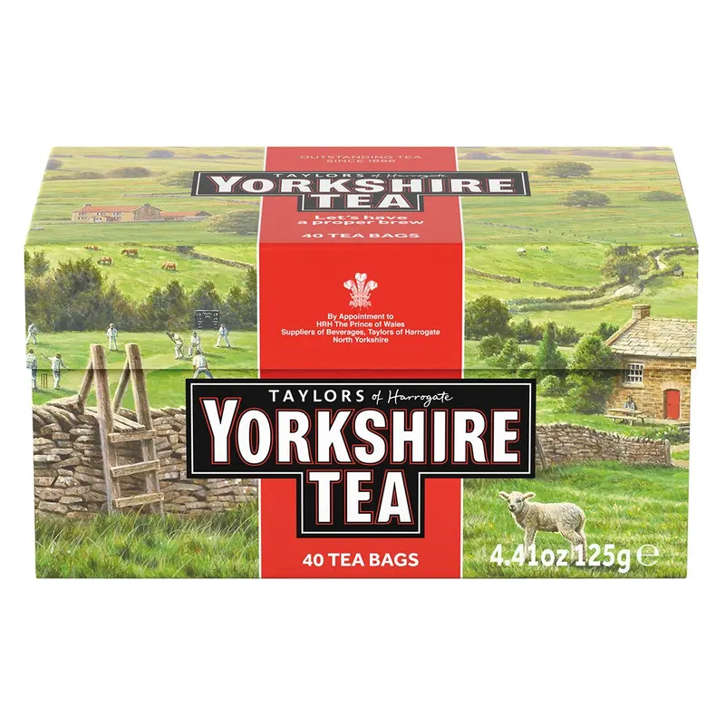 Yorkshire 40 teepussia