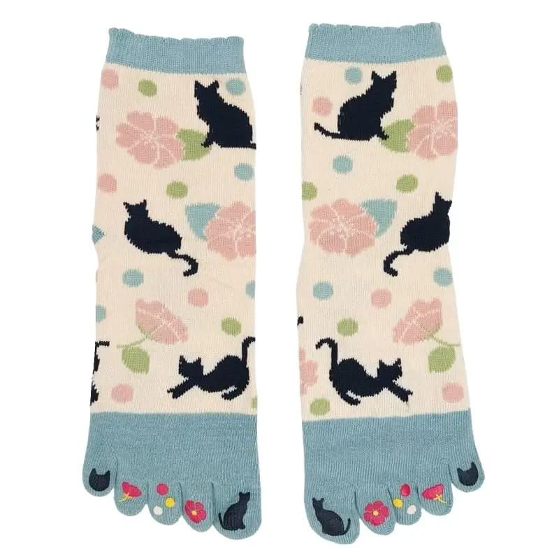 Yumemi Neko 5-sormiset sukat