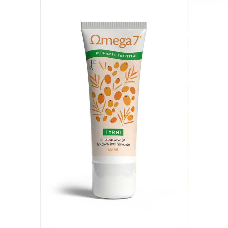 Ωmega7 TYRNI Kosteuttava ja hoitava intiimivoide 60 ml, Aromtech